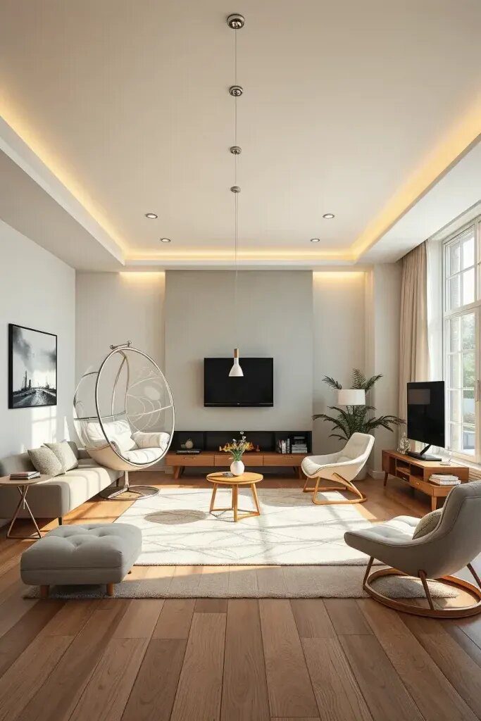Floating Seats for a Weightless Look - photo 2