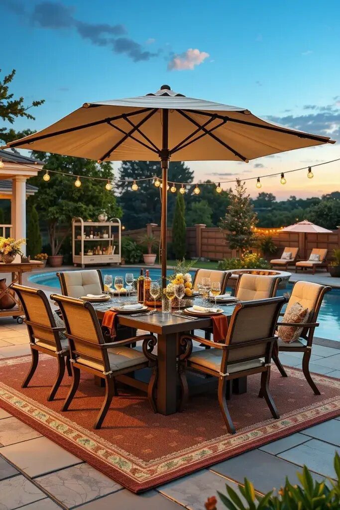 Poolside Dining Ideas For Summer Parties - photo 2