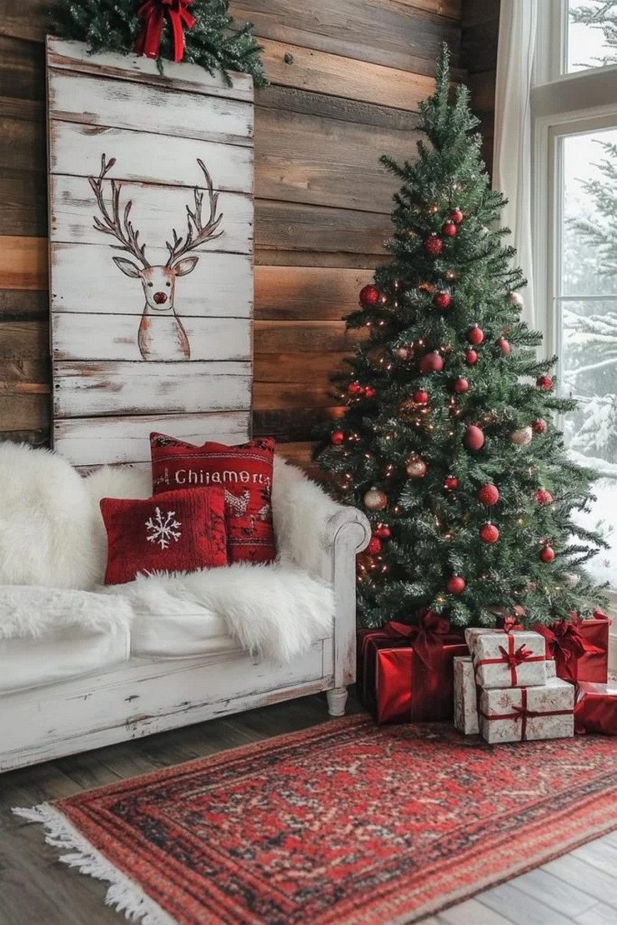 17. Festive Pallet Wood Sign Ideas - photo 2