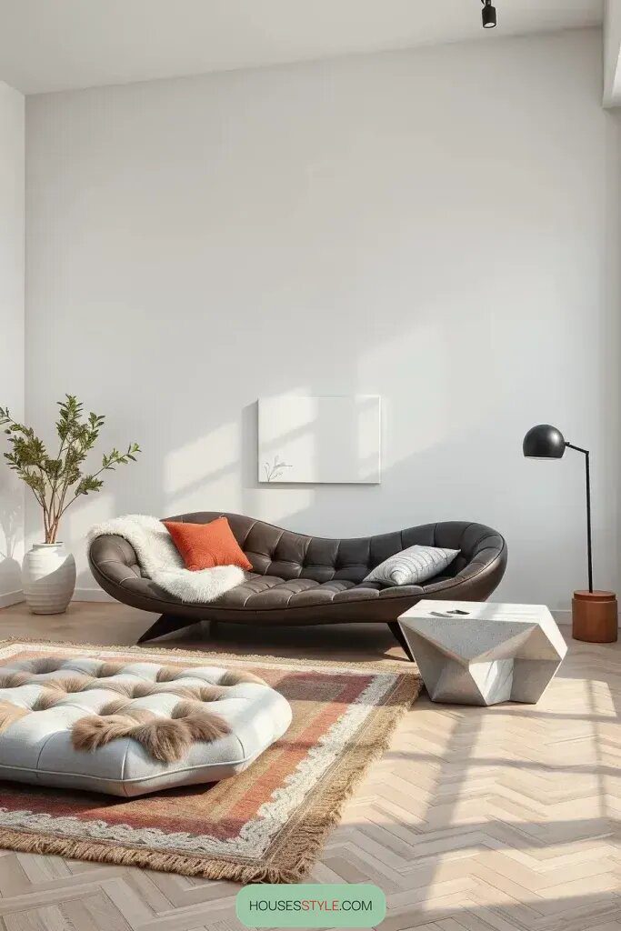 Unique seating sculptures elevate your living room vibe