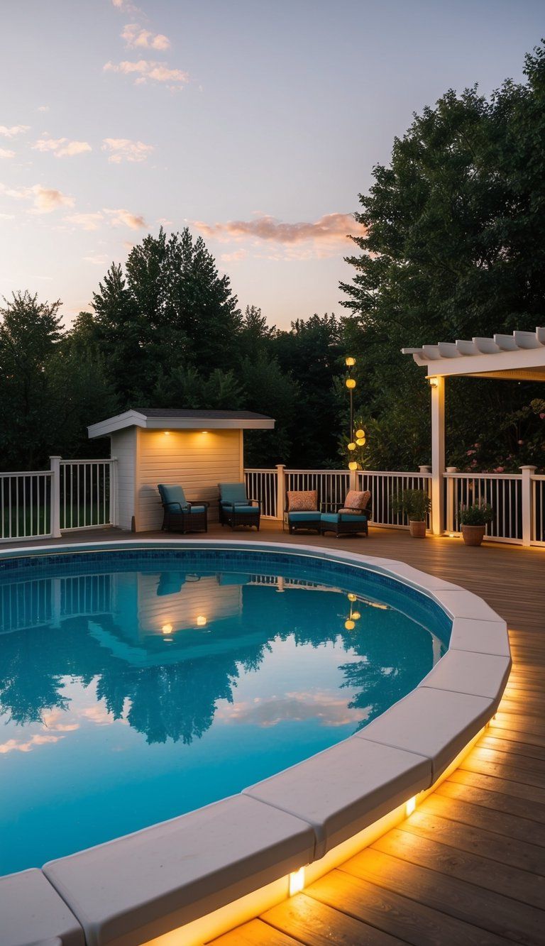 9. Decks with Built-In Lighting