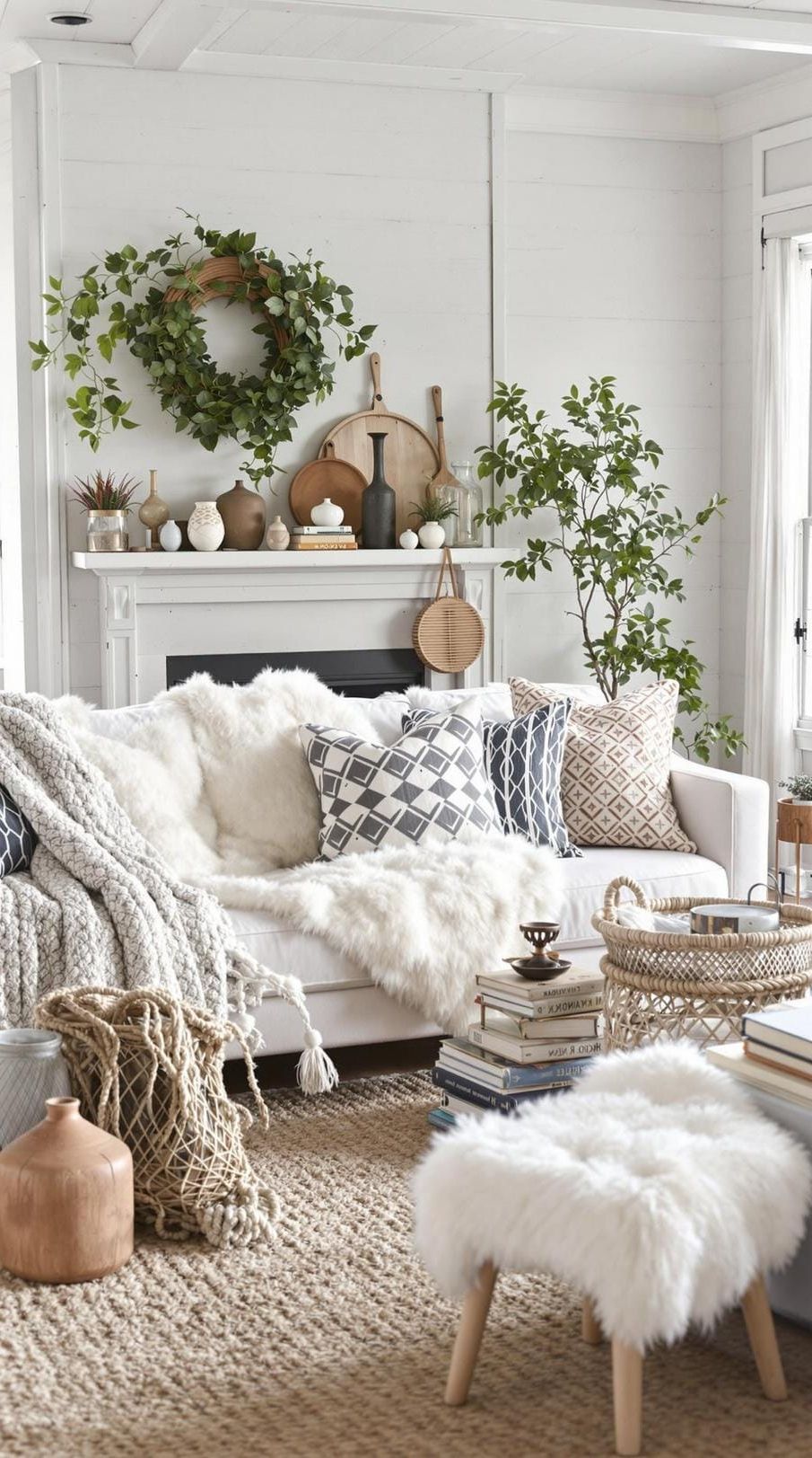 7. Hygge-Inspired Living Room