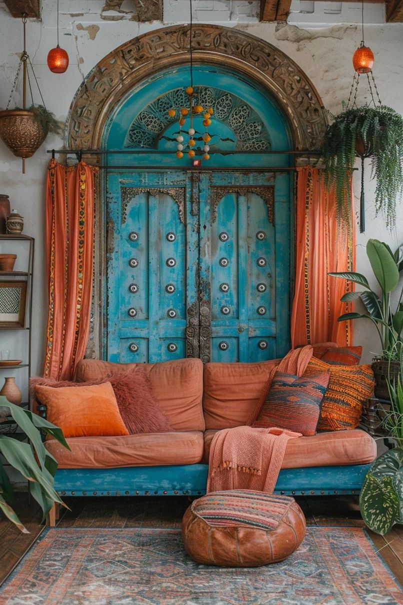 6. Boho Beaded Curtain DIY - photo 2