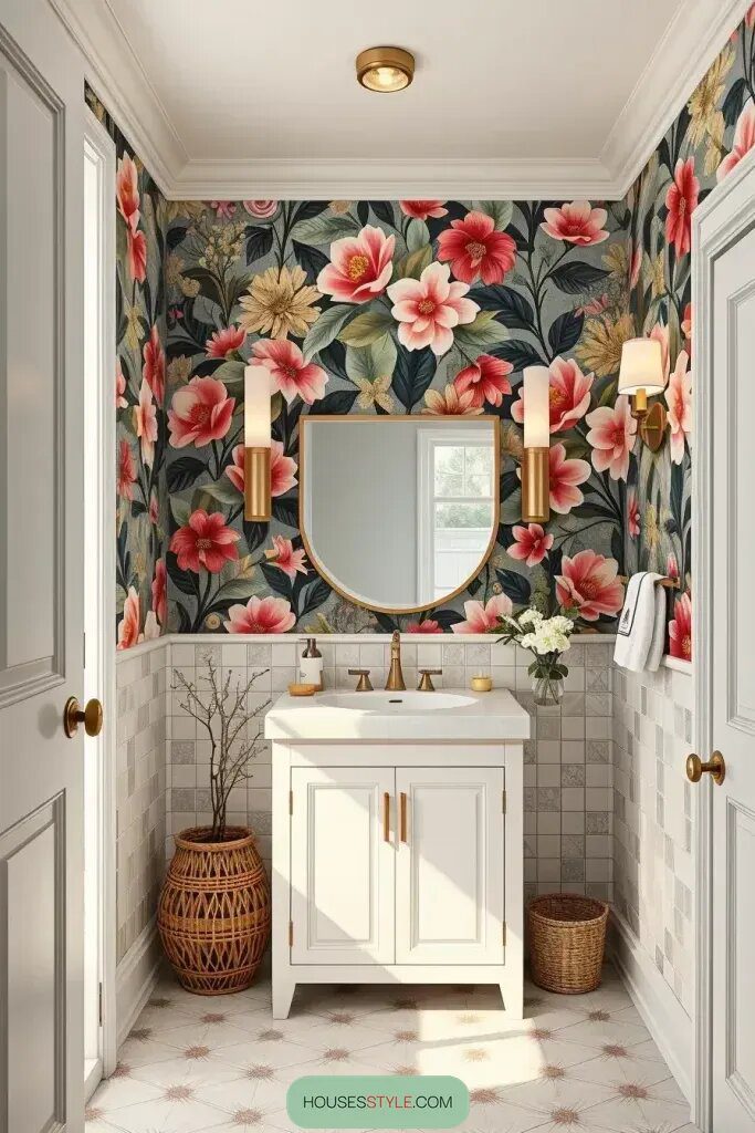 5. Bold Wallpaper Accent Walls to Try - photo 2