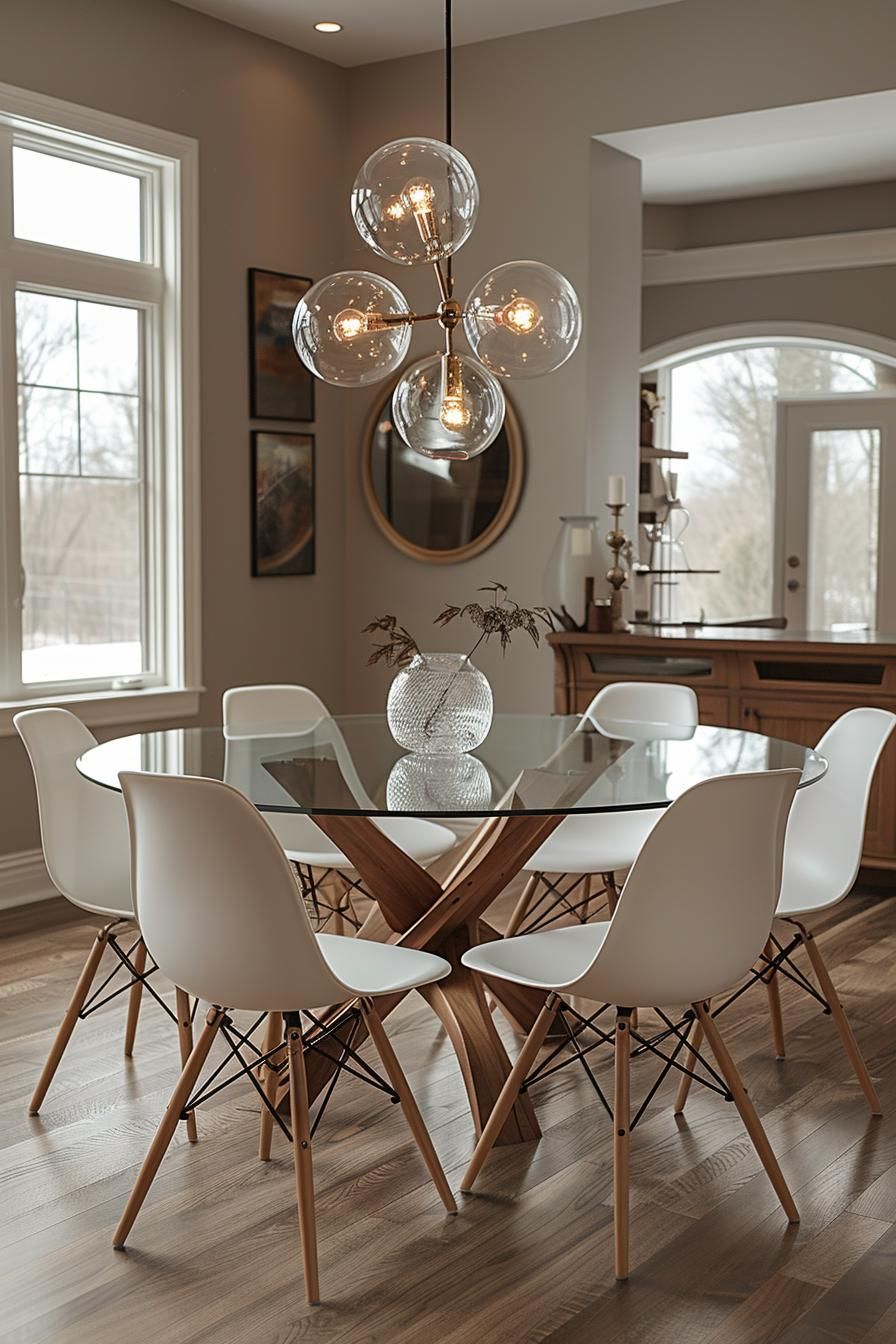 7. Elegant Mid-Century Dining Sets