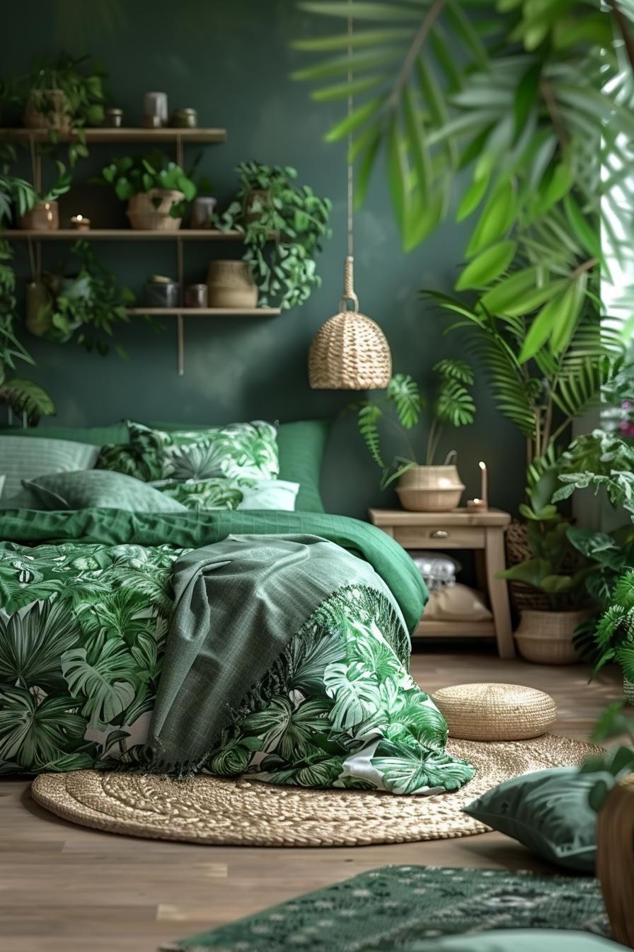 6. Wilderness-Inspired Bedroom Decor