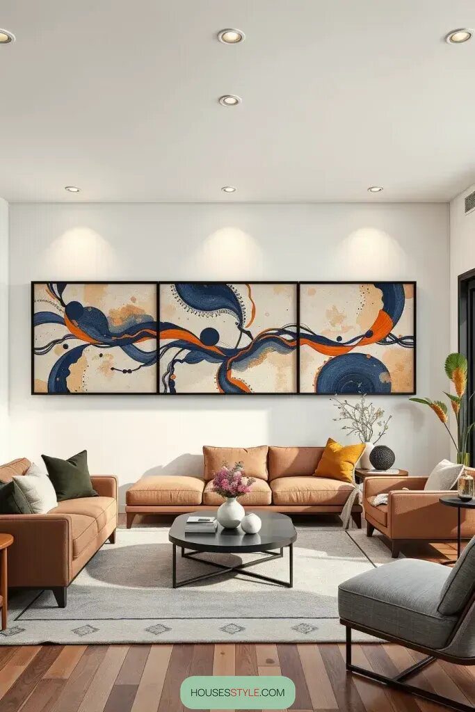 Selecting Contemporary Art to Decorate Your Vertical Walls - photo 2