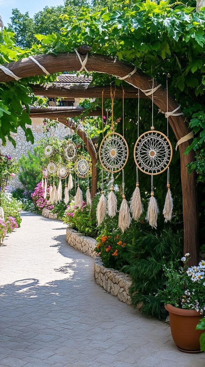 31. A Vine-Twisted Arbor Hung with Dreamcatchers - photo 2