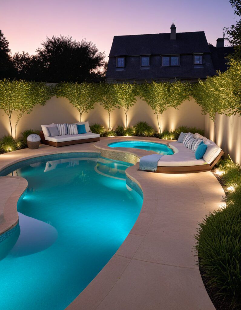 Centerpiece Fountain with Cozy Seating