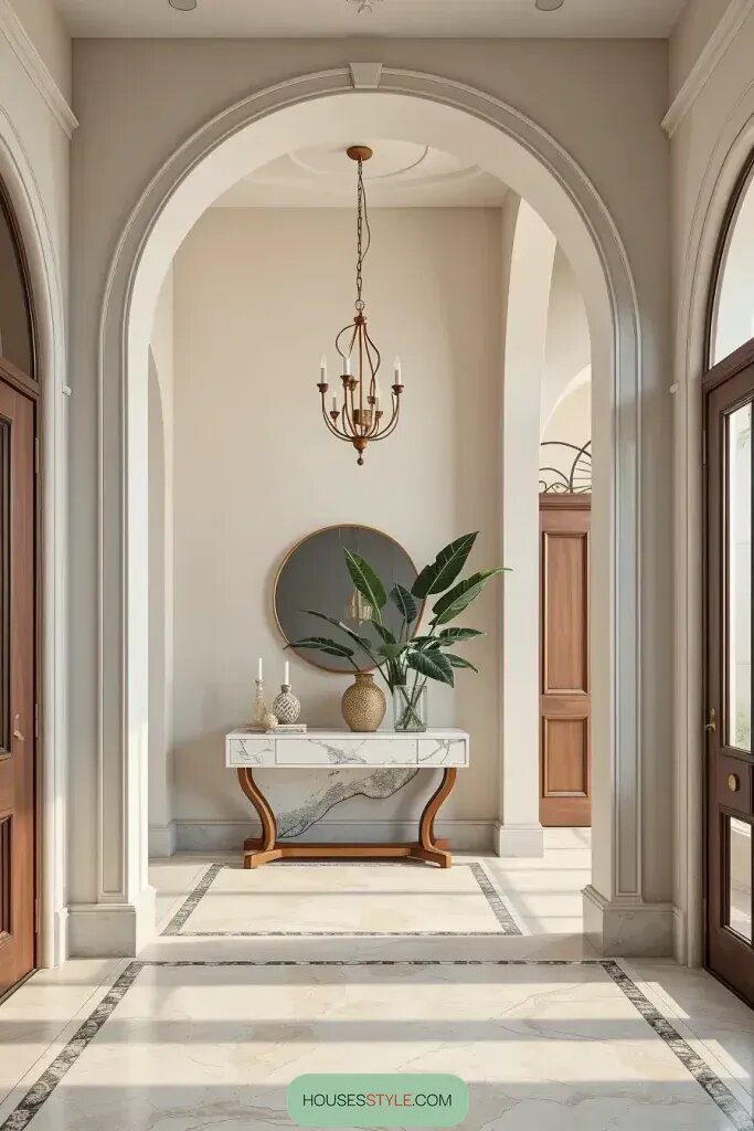 Arches and Doors That Define Transition Spaces