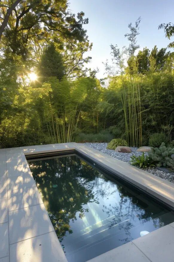 Bamboo-Lined Plunge Pool Escape