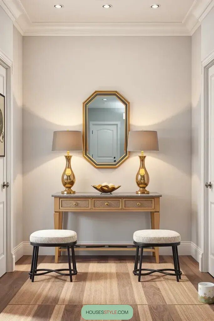 Using Symmetry to Balance Entryway Furniture - photo 2