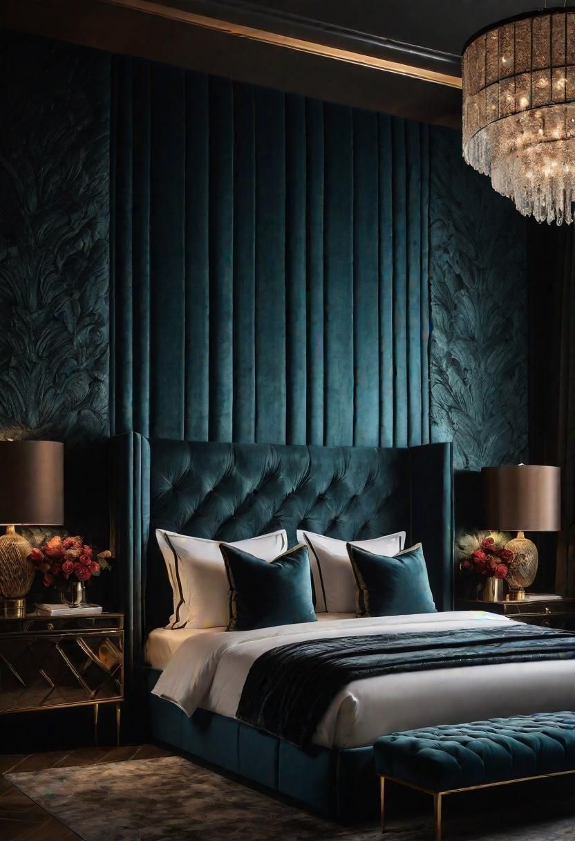15. Plush Velvet Wall Panels