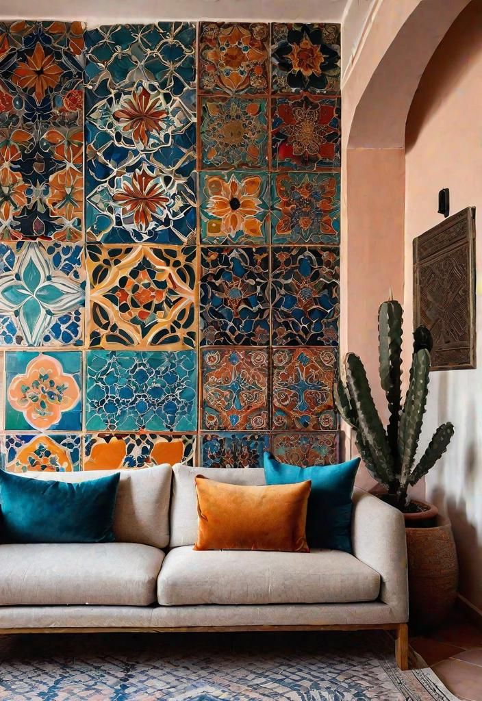 10. Moroccan Tile Wall Designs