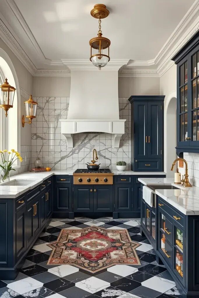 Classic Black and White Checkered Floors - photo 2
