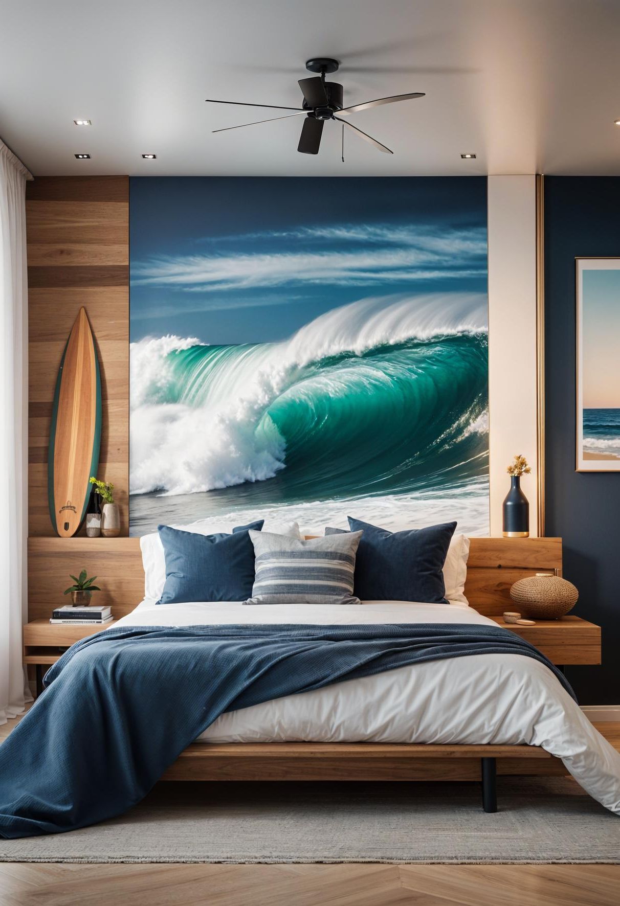 19. Surfboard Wall Decor for Bedrooms - photo 2