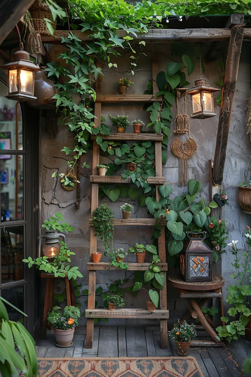 14. Display a Vintage Ladder