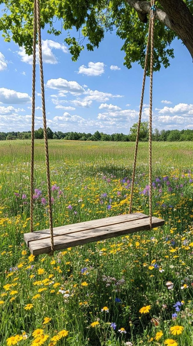 13. A Rope Swing Set in Wildflowers - photo 3