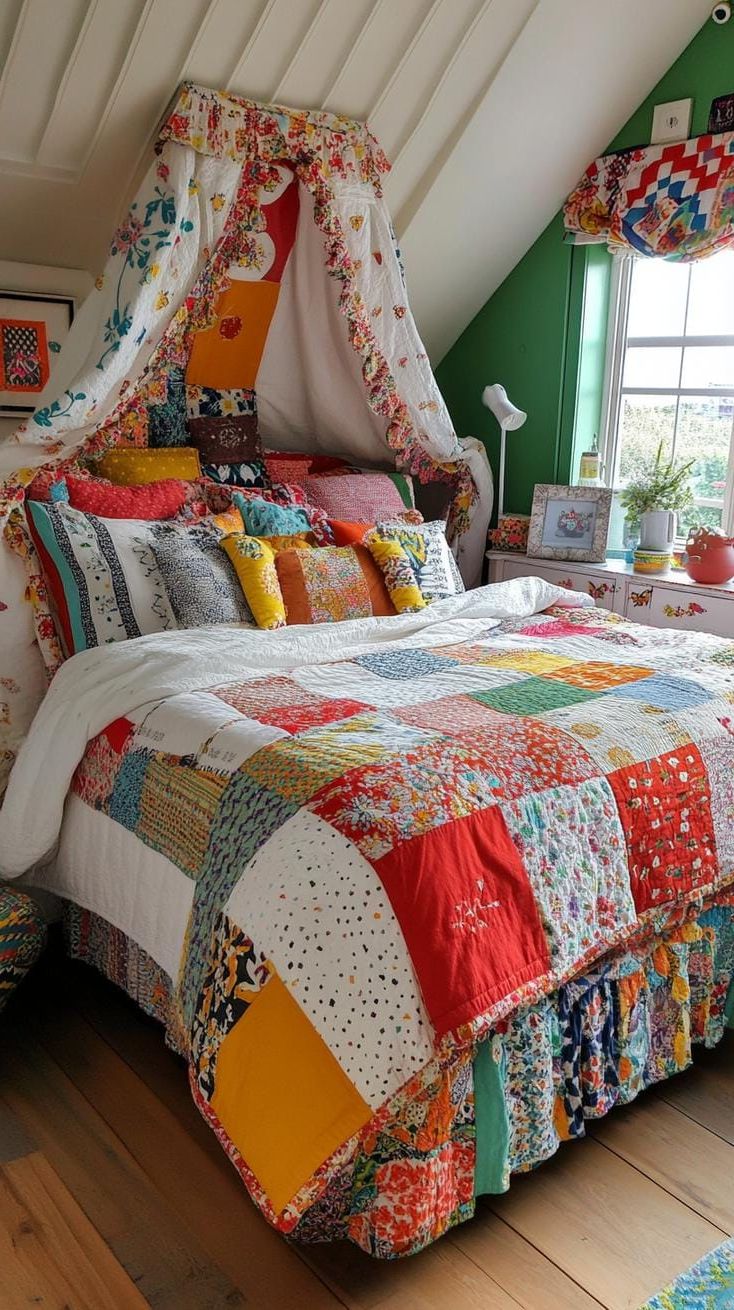 20. Patchwork Décor Accents
