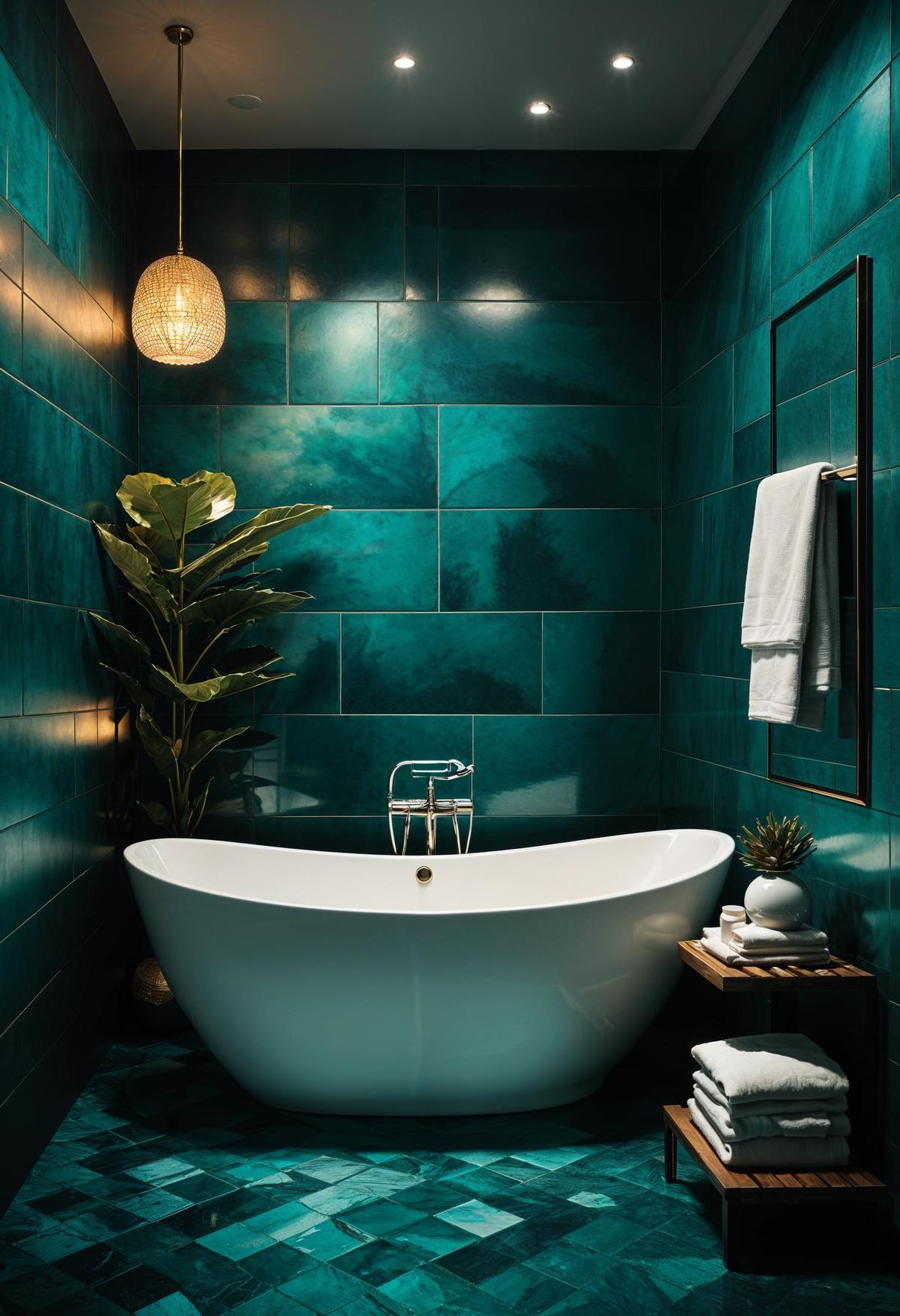 5. Underwater-Inspired Bathroom Decor