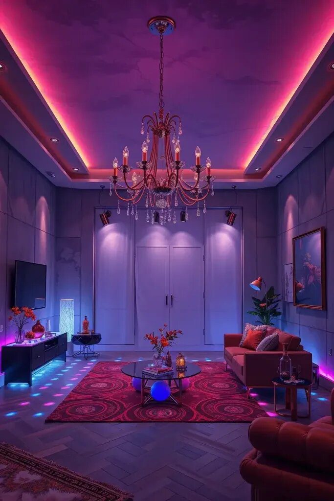 Experimental Lighting That Configures The Atmosphere