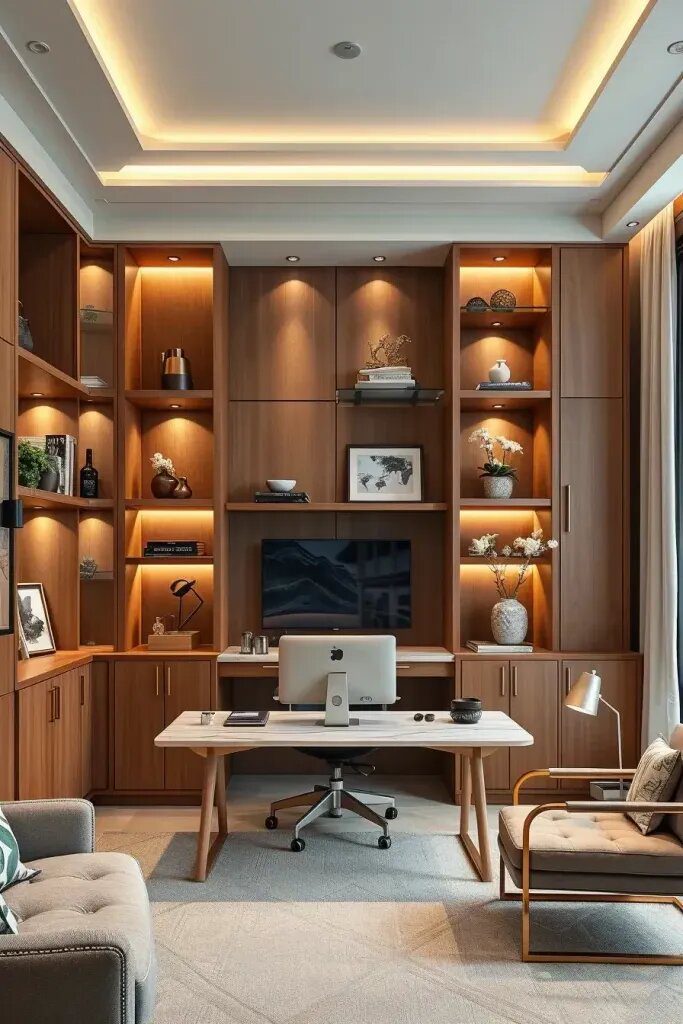 Custom Built-In Shelving For A High-End Look