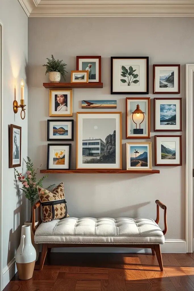 Gallery-Style Walls for a Striking Entryway - photo 2