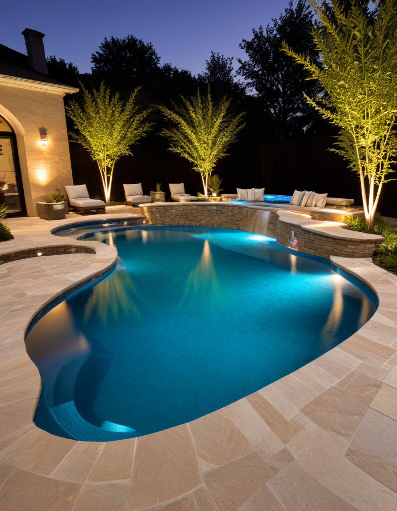 Built-In Seating for a Welcoming Pool - photo 2