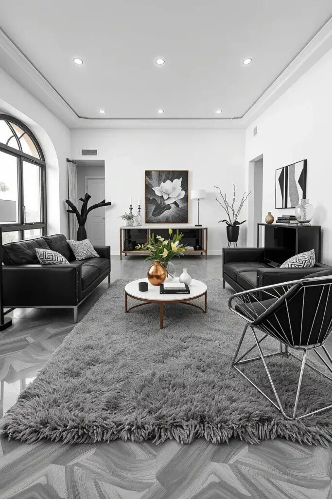 Monochrome Interiors With Strong Contrast - photo 2