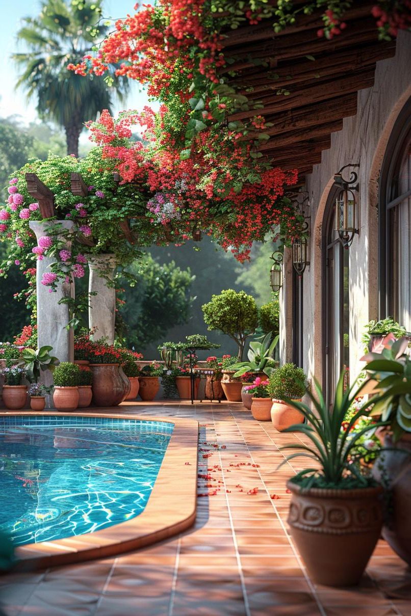 12. Italian-Style Pool Deck Look - photo 2