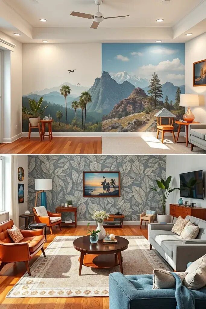 Hand-Painted Murals Versus Peel-And-Stick Wallpaper
