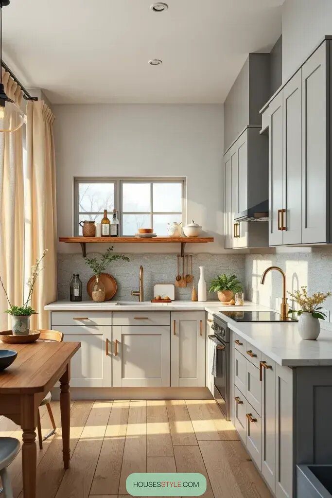 Minimal Gray Cabinetry in Japandi-Style Kitchens - photo 2