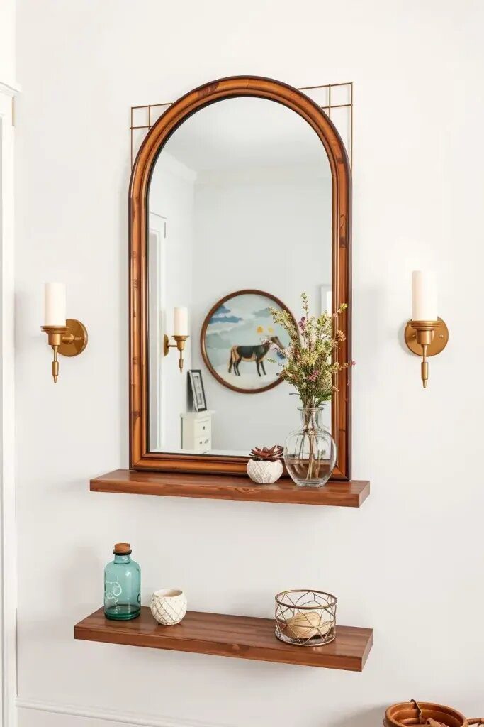 Painted Borders That Turn Mirrors into Art