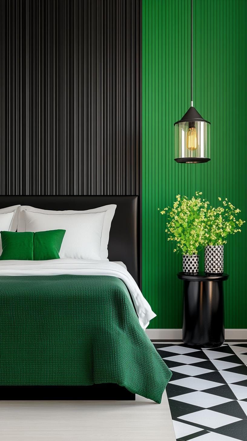 3. Monochrome Bedroom Layout Magic - photo 3