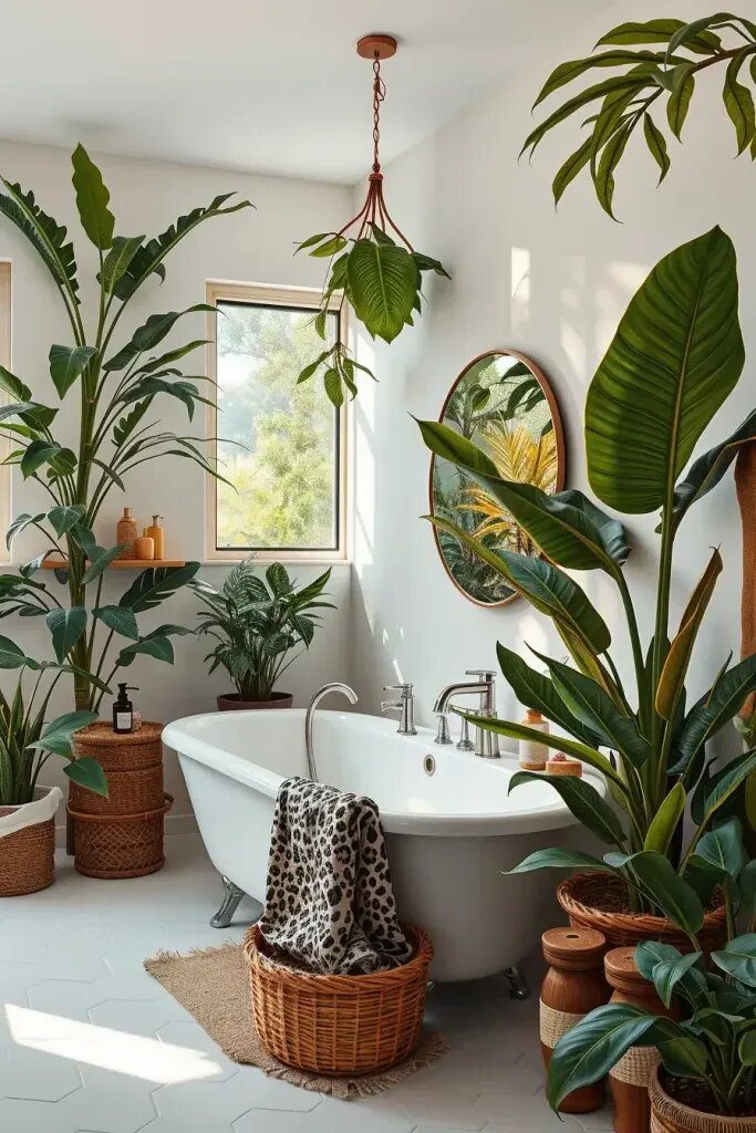 Pairing Tropical Plants With Animal Prints