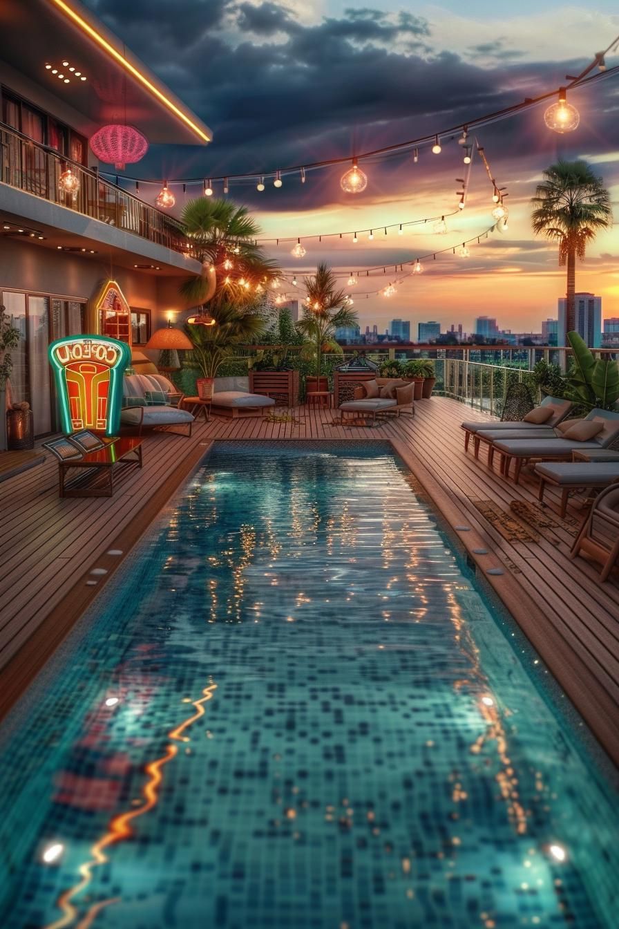 7. Vintage Carnival Pool Deck - photo 2