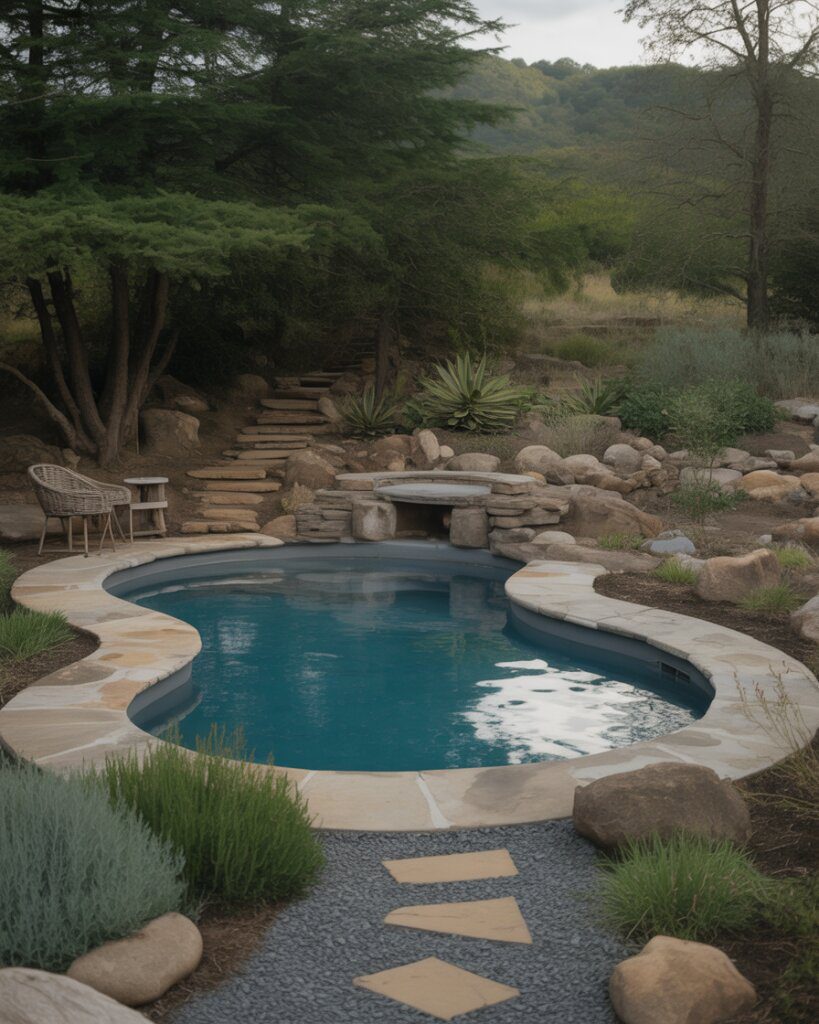 2. Tiny Pond Pools for a Country Look
