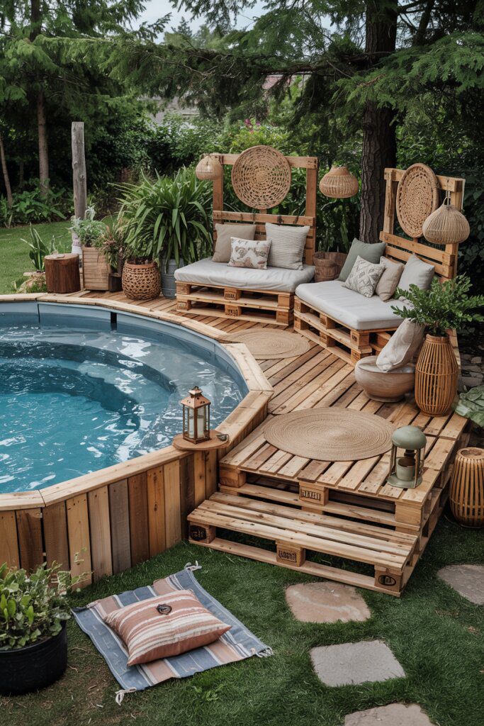 5. Budget-Friendly DIY Pallet Deck