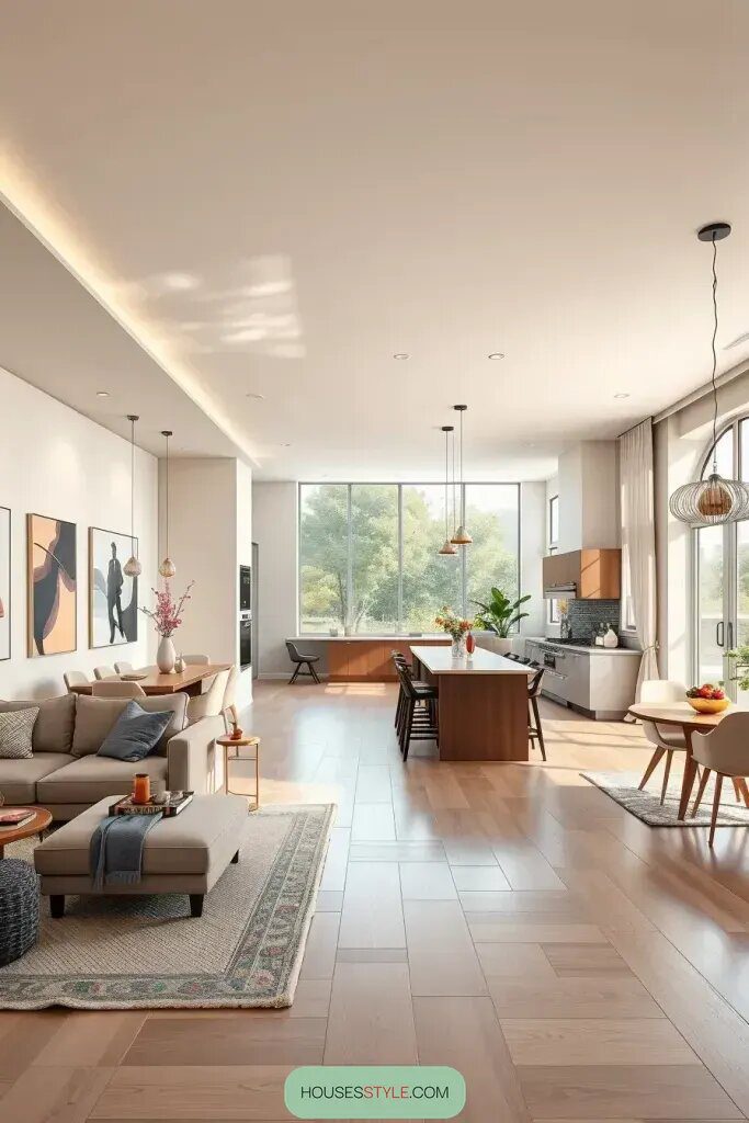 Embracing Spaciousness: Designing Long Living Rooms With Open Plan Concepts
