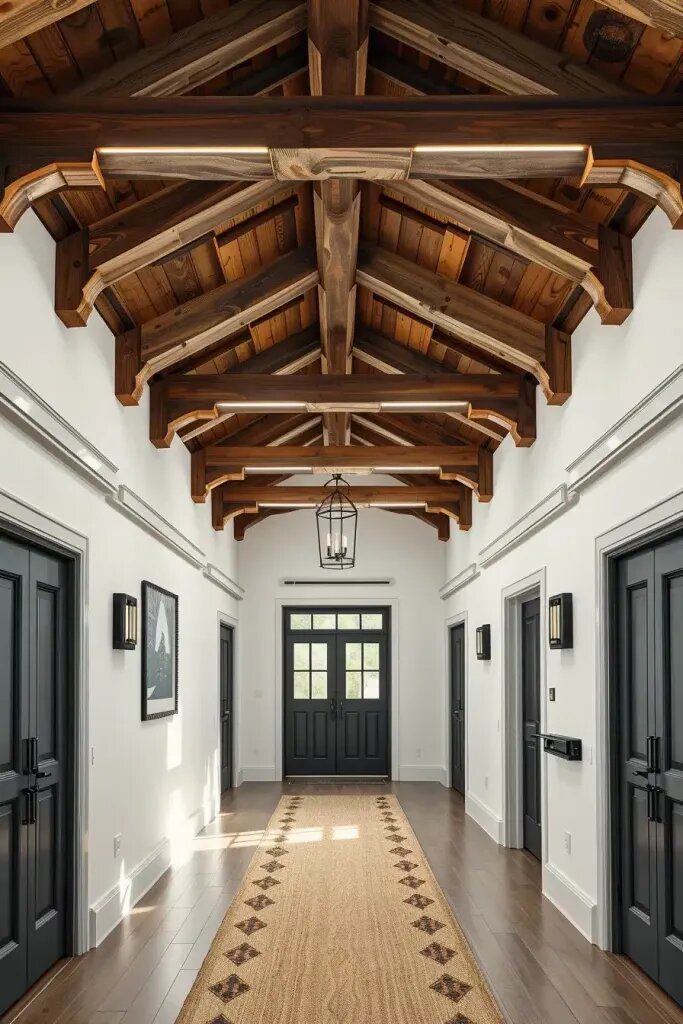 Exposed Wood Beam and Plank Ceilings