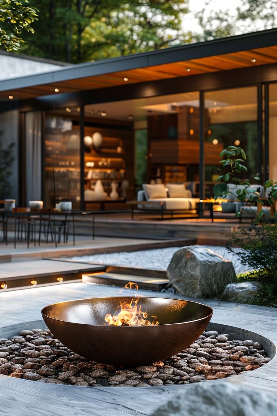 1. Cozy Fire Pit Focal Point