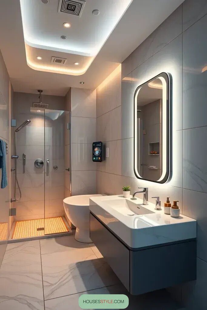 Smart Technology Built Into the Bathroom - photo 2