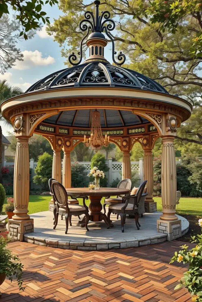 Grand Gazebos With Detailed Architecture