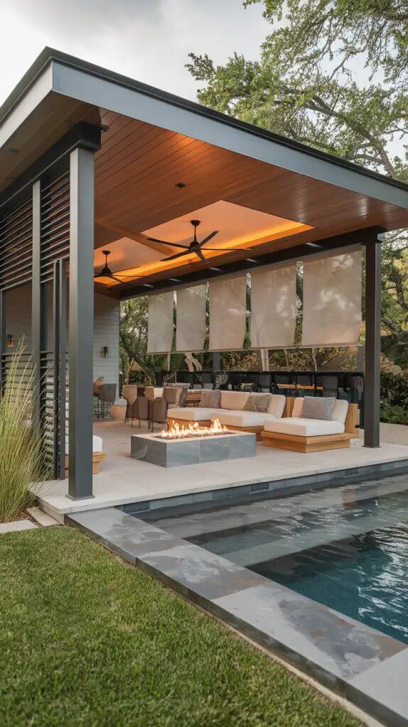 Outdoor Pool Pavilion Design Inspiration