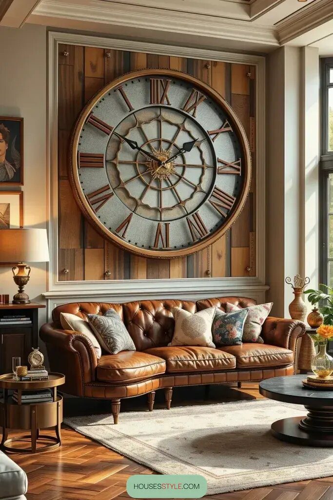 Mount an Artistic Sculptural Clock as Decor