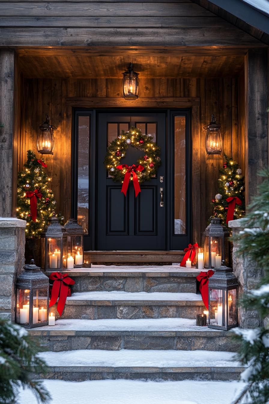 5. Rustic Lanterns for Porch Lighting