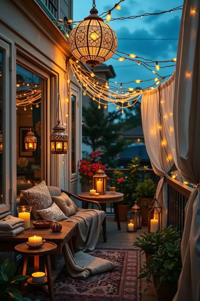 Fairy Lights and Lantern Glow