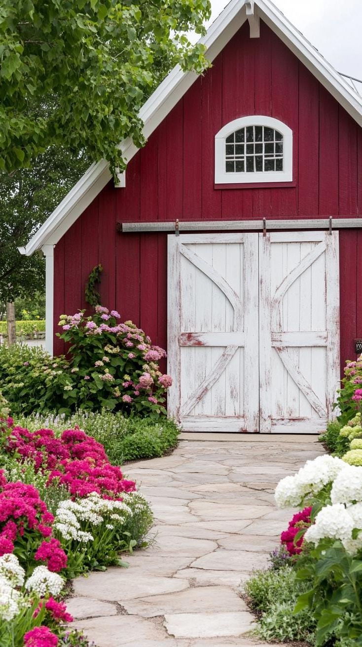 26. Vintage Barnyard Entry Amid Wild Bushes - photo 3