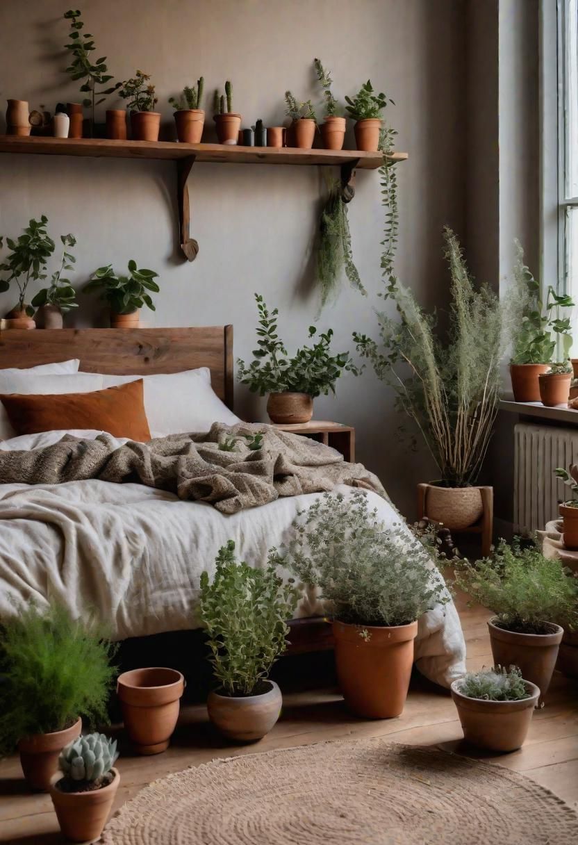 26. Herbal Accents for the Bedroom