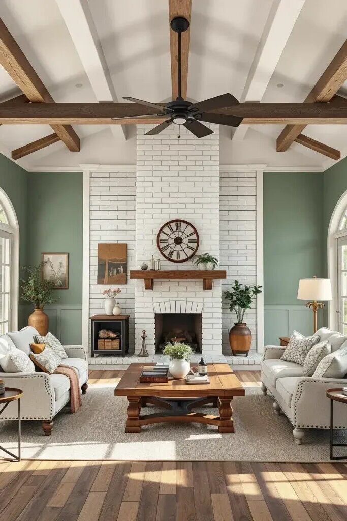 61. Highlight Trim And Beams With Paint